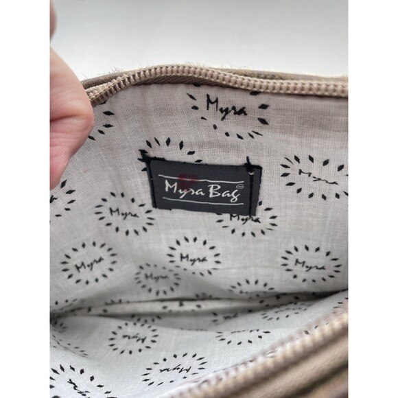 Myra Bag Wristlet Clutch Cheetah Print Leather Date Night Upcycle Purse Travel - Picture 5 of 5